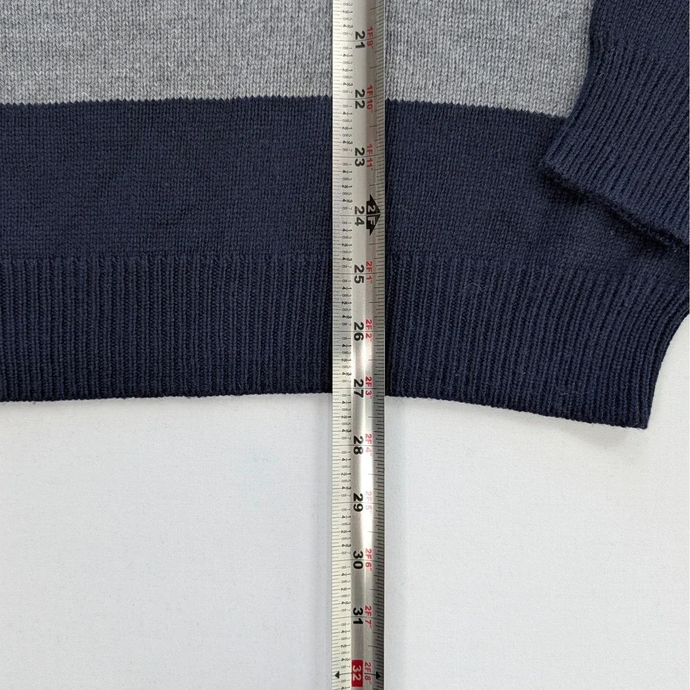 Brooks Brothers 346 Lambswool Quarter Zip Sweater L